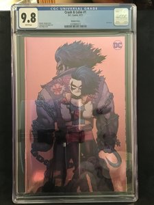 Crush & Lobo #1 9.8 CGC Hipp Cover foil Cvr