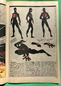 Marvel Age #12 (1984) w/Preview Sketch Spider-Man Black Costume Red Logo