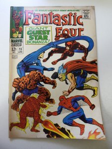 Fantastic Four #73 (1968) VG- Condition moisture stains