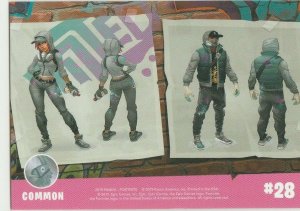 Fortnite Base Card 28 Panini 2019 trading card series 1