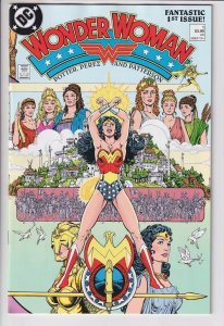 WONDER WOMAN 1987 1 FACSIMILE EDITION (2023 DC) #1 CVR A GEORGE PEREZ