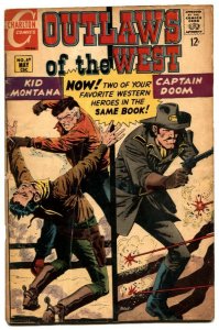 Outlaws Of The West #69 - Kid Montana- Captain Doom VG