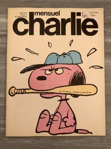 1978 CHARLIE MENSUEL French Comic Magazine #109 FN 6.0 Comic Strips Snoopy Cover