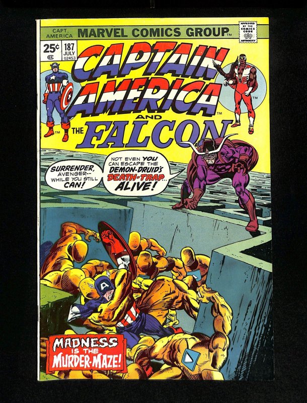 Captain America #187 The Madness Maze! 1st Appearance Alchemoid!