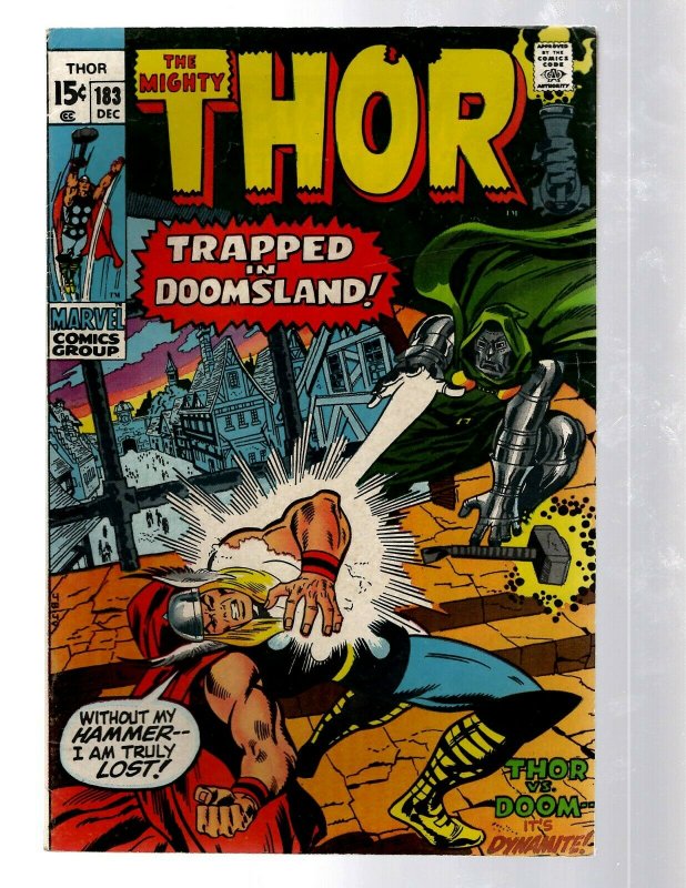 Mighty Thor # 183 VF Marvel Comic Book Loki Odin Asgard Sif Avengers Hulk RB8