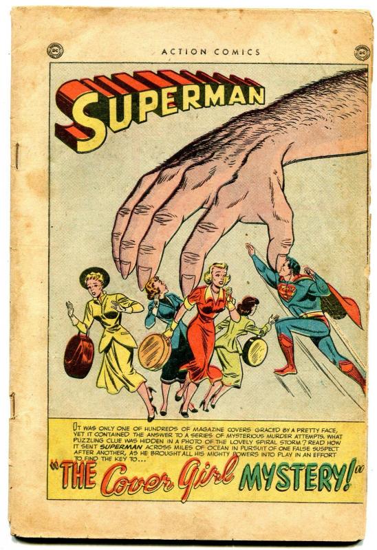 Action Comics #155 1951- Superman- Congo Bill incomplete