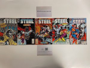 5 Steel DC Comics # 10 11 12 13 14 Steel Superman Metropolis   56 NO4