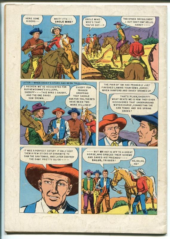 Roy Rogers' Trigger #9 1953-Dell-Roy's famous horse-FN MINUS