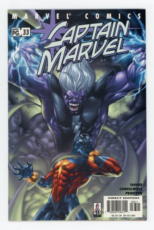 Captain Marvel #33 (1999 v4) Peter David Moondragon Magus/Adam Warlock NM