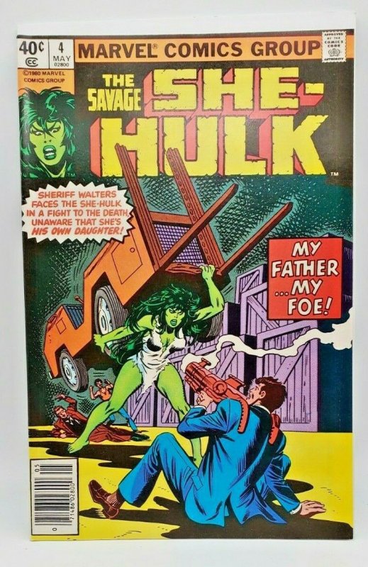 Savage She-Hulk #4 Comic Book 1980 Marvel  Newsstand Edition VF/NM