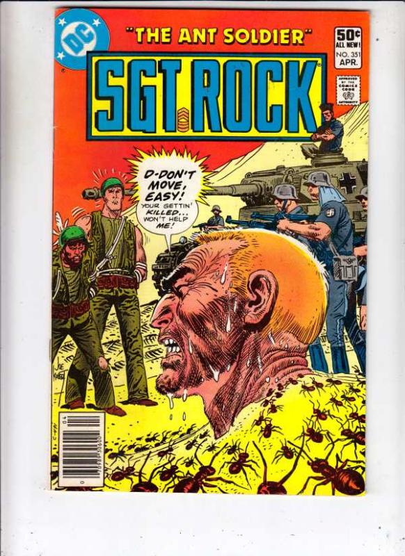 Sgt. Rock #351 (Apr-81) NM- High-Grade Sgt. Rock and Easy Company