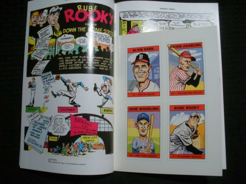 1991 BASEBALL COMICS #1 VF 8.0 Kitchen Sink w/ Card Insert Fisherman Collection