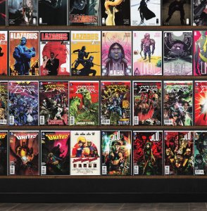 Huge Lot 150+ Comics with Lazarus, Justice League United & More!