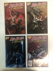 Red Sonja Vs. Thulsa Doom (2005) Complete Mini Set # 1-4 (NM) Dynamite