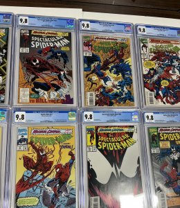 Maximum Carnage 1-14 Complete Spider-man CGC 9.8 201-203 378-380 1-2 101-103 