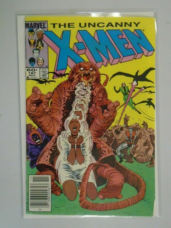 Uncanny X-Men #187 Newsstand edition 6.0 FN (1984 1st Series)