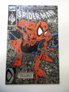 Spider-Man #1 (1990) unbagged black/silver cover VF/NM Condition