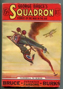 GEORGE BRUCE'S SQUADRON 10/1933-WWI-BI-PLANE-TINSLEY-3RD ISSUE-fn