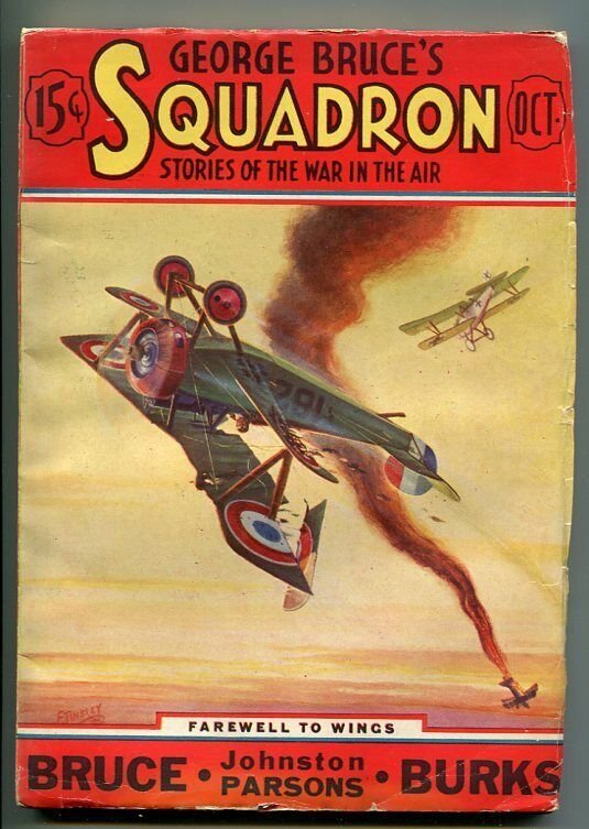 GEORGE BRUCE'S SQUADRON 10/1933-WWI-BI-PLANE-TINSLEY-3RD ISSUE-fn