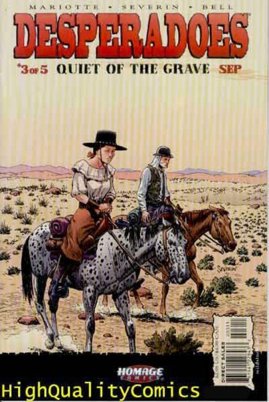 DESPERADOES #1 2 3 4 5, NM+, Western, Corpse, Severin, Indians, Gun fight