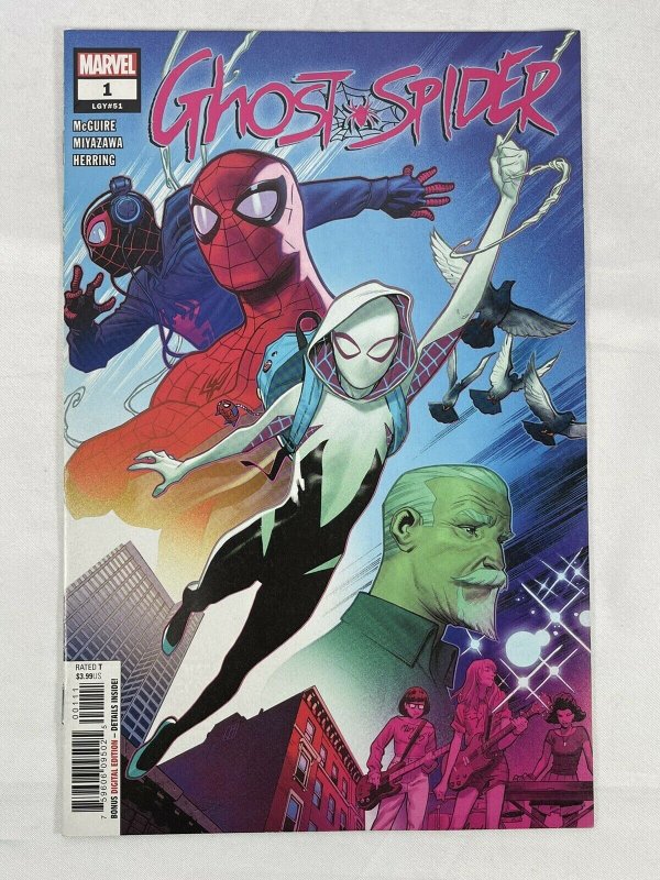 Marvel Comics Ghost Spider #1 FIRST PRINT 2019 Gwen Stacy Spider-Man Giant Rat