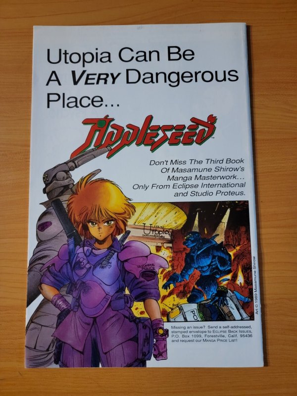 Dominion #1 ~ NEAR MINT NM ~ 1989 Eclipse Comics