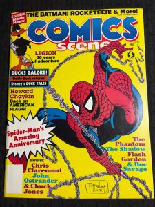 1988 COMICS SCENE Magazine #2 FN+ 6.5 Todd McFarlane Spider-Man / Early Venom