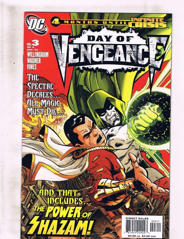 Lot of 6 Day of Vengeance DC Comic Books #1 2 3 4 5 6 KS3