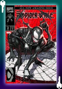 EDGE OF SPIDER-VERSE #2 HOT MINT KEY PS* 1ST APP SPOOKY-MAN/LIMITED RED VARIANT!