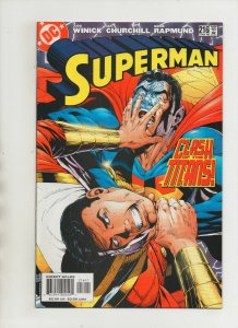 Superman #216 - Captain Marvel/Shazam Battle - (Grade 9.2) 2005