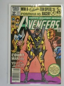 Avengers #213 Newsstand edition 7.0 FN VF (1981 1st Series)