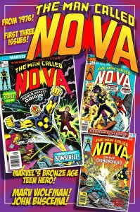 NOVA #1, 2, & 3 (1976) 8.0 VF  Marv Wolfman! John Buscema! Joe Sinnott!