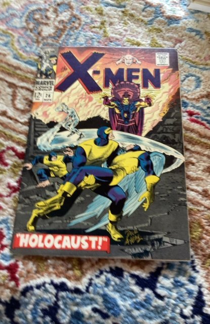 The X-Men #26 (1966) VF+ Signed by writer Roy Thomas wow! Certified! High-Grade!