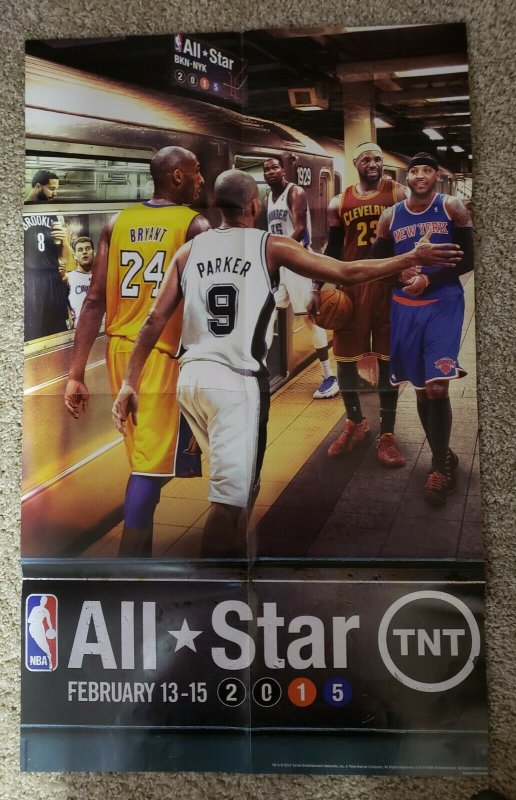 Justice League Goes Inside the NBA All Star Edition Reversible Poster 22X34 2015