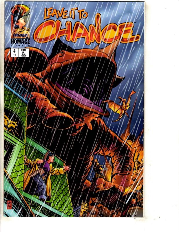 Lot Of 5 Leave It To Chance Image Homage Comic Books # 1 3 4 5 6 TD8