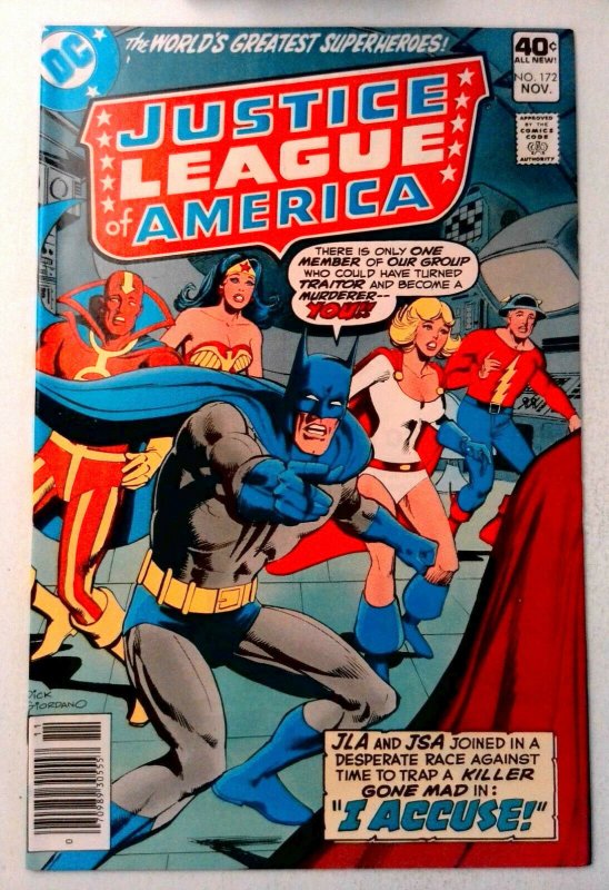 Justice League of America #172 DC 1979 VF/NM Bronze Age Comic Book 1st Print