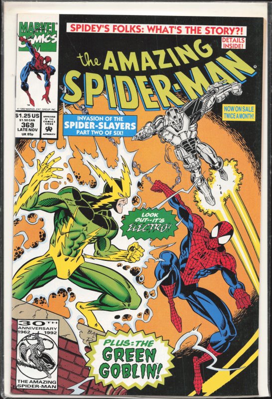 The Amazing Spider-Man #369 (1992) Spider-Man