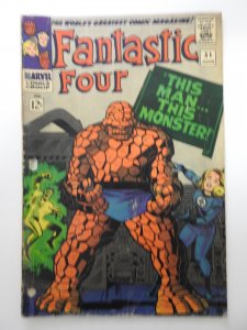 Fantastic Four #51 (1966) 3-Hole Punch Sharp Good+ Condition!