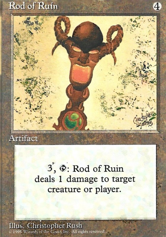 Magic the Gathering: 4th Edition - Rod of Ruin