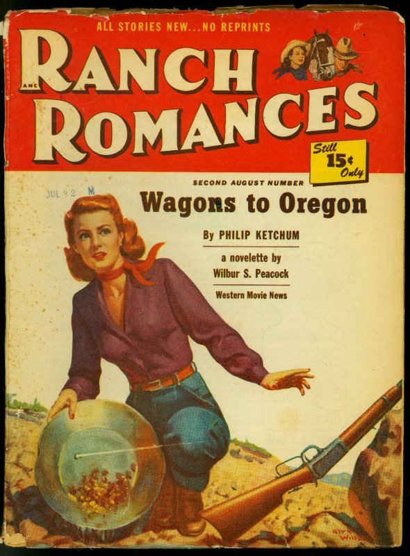Ranch Romances Pulp August 1950 IRMA GOES WEST DEAN MARTIN VG