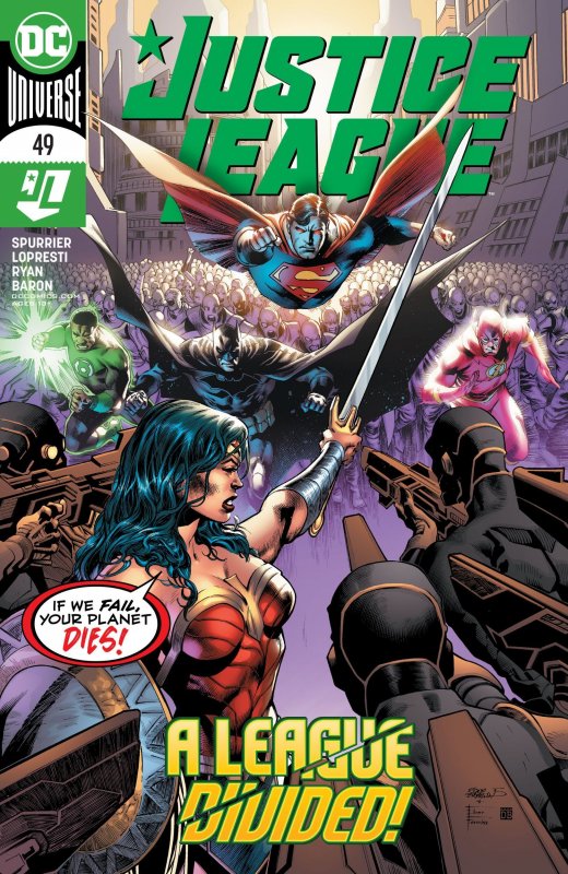 JUSTICE LEAGUE #49 (2020) EDDY BARROWS | TRADE DRESS | COVER A