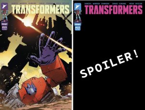 (2024) Image Comics TRANSFORMERS #15 A & B VARIANT COVER SET!