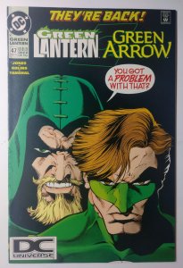 Green Lantern #47 (9.2, 1993) DC Universe Logo