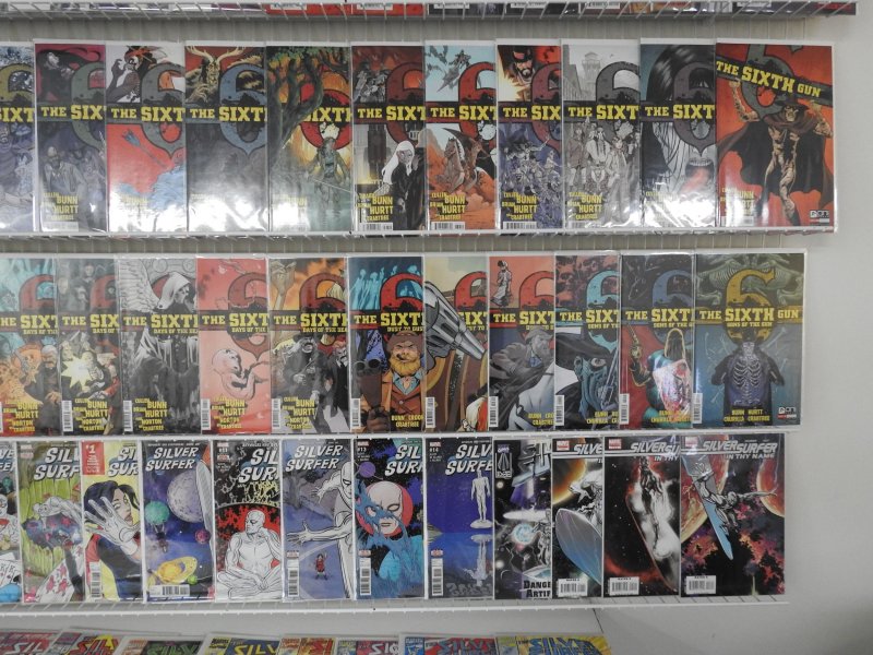 Huge Lot 150+ Comics W/ Silver Surfer, Star Wars, Sixth Gun, +More! Avg VF+ Cond