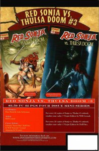 Red Sonja vs. Thulsa Doom #2 Conrad Virgin Cover D (2006) New