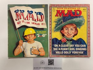 2 Mad Comic Book Humor Magazines # 143 + # 144 1971 Streisand American C 19 J200