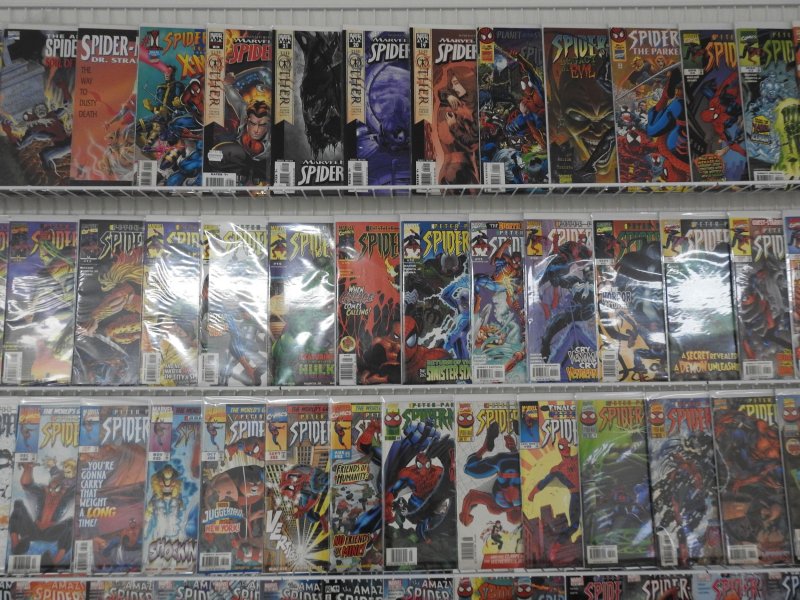 Huge Lot of 130+ Comics W/ Spider-Man and Venom! Avg. VF Condition!