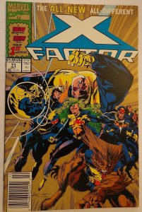 X-Factor #71 Second Printing Marvel Comics Newsstand October Oct 1991 NM