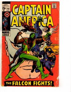 Captain America # 118 VG Marvel Comic Book Nomad Avengers Falcon Iron Man J249