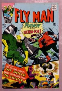 FLY MAN #37 1966-FLY GIRL---SHIELD--HANGMAN--GLADIATOR VF-